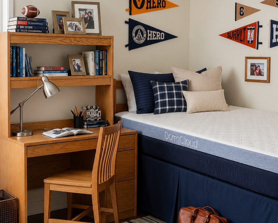 DormCloud Memory Foam Mattress Topper