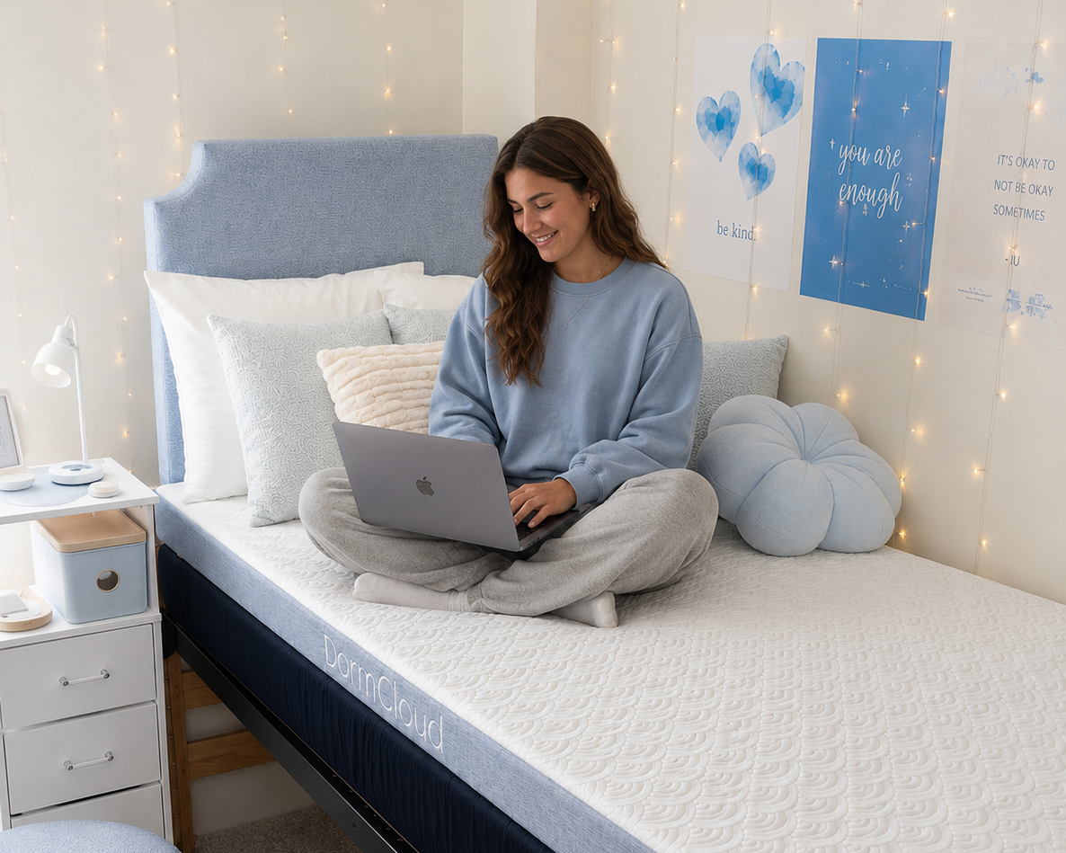 DormCloud Memory Foam Mattress Topper
