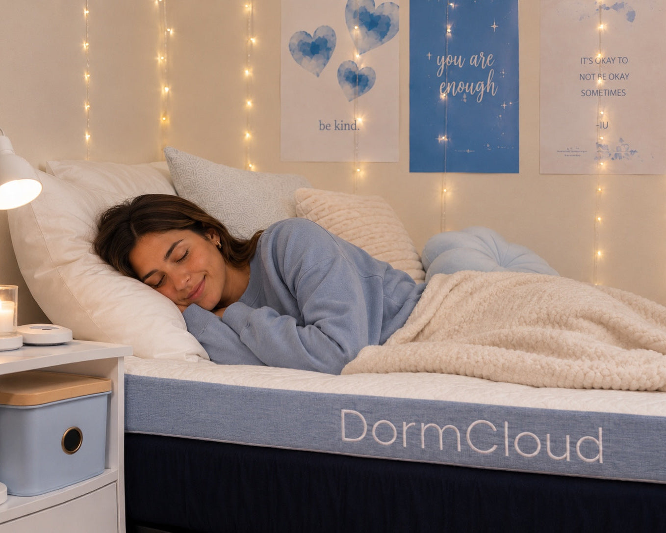 DormCloud Memory Foam Mattress Topper